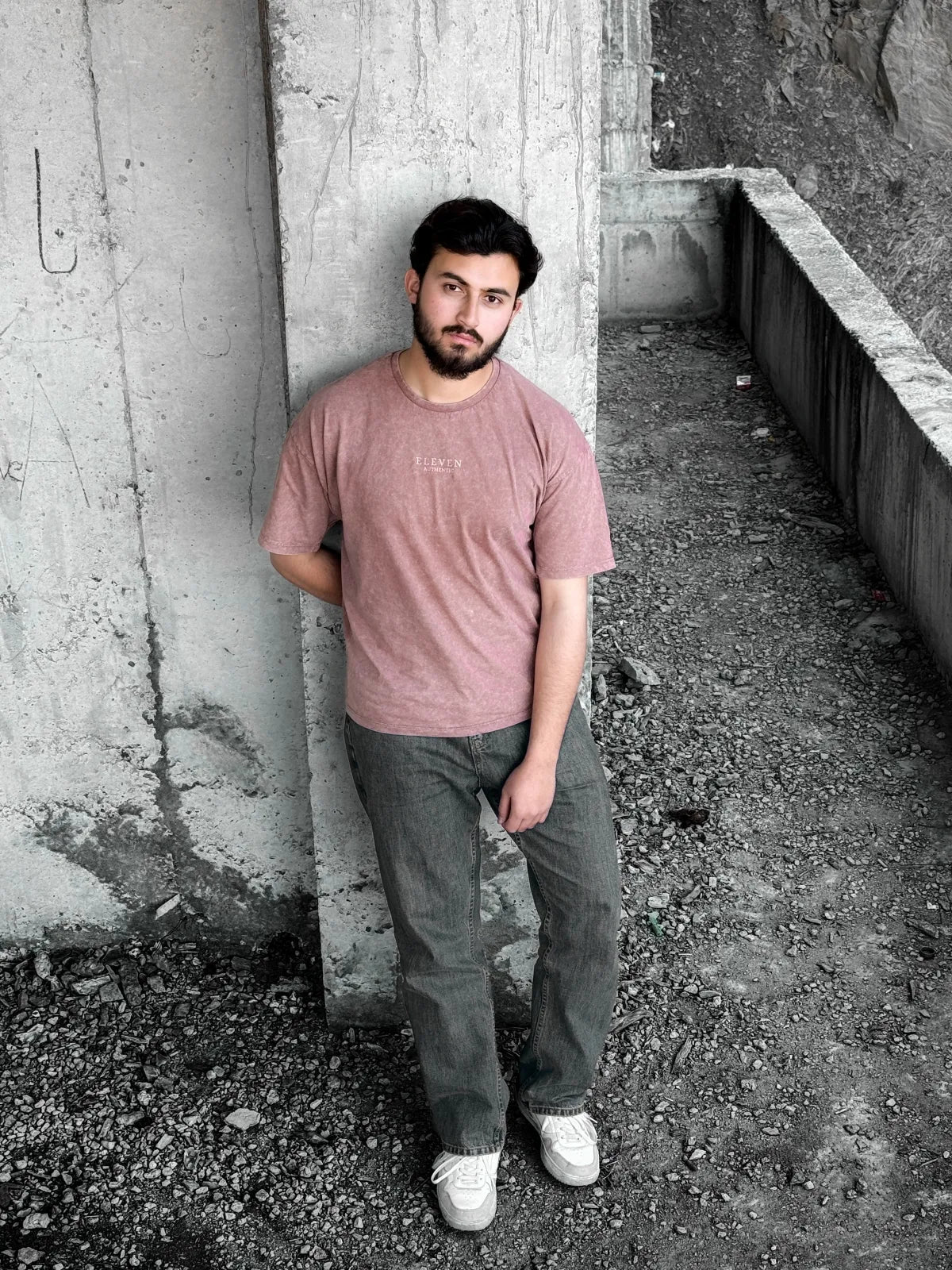 Eleven Beige Vintage Tee